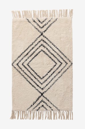 Venture Home - Love Gulvtæppe - Hvid - Badeværelsesmåtter - 50X80 - Fra Homeroom