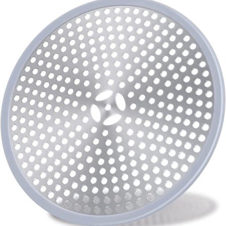 Dusjfilter, rustfritt mesh-hårfilter, enkelt å rengjøre, dusjfilterplugg,