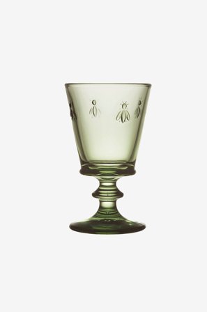 La Rochére - Vinglas olivengrøn Abeille 6 glas La Rochere - Grøn - Glas - Fra Homeroom