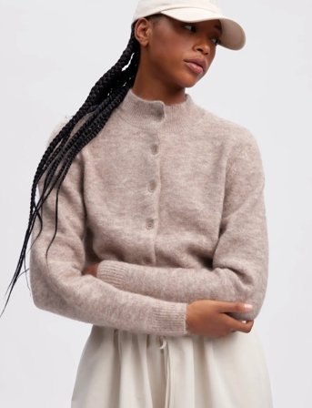 Gestuz Debbiegz Cardigan Noos - Beige - XL