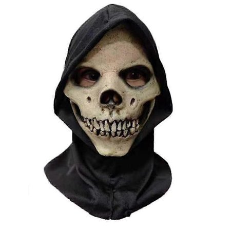 Latex Vampyr Dødningehode Grim Reaper Voksen Maske Hodeplagg For Halloween Sminke Prom Kostyme Tilbehør