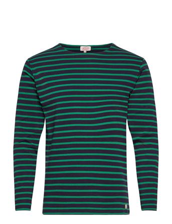 Breton Striped Shirt "Houat" T-Langærmet Skjorte Blå Armor Lux