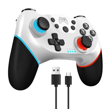 Kontroller för Switch, Trådlös Pro Controller för Switch/Switch Lite, Switch Fjärrkontroll Gamepad Joystick, Turbo och Dubbel Vibration
