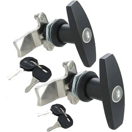 2025 Seneste Model 2 STK T Håndtag Lås Ens Låsende RV Garage Skabe Postkasse JDC