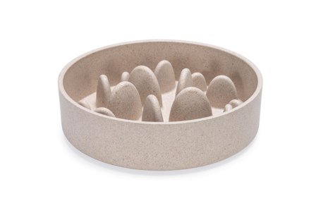 Designed by Lotte Bambus Slow Feeder, Beige - 1430ml