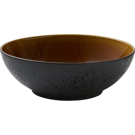 Bitz Salatskål Svart Amber' - 'Svart / gul