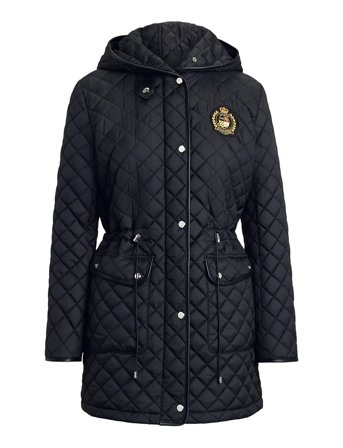 Lauren Ralph Lauren | Crest-Patch Diamond-Quilted Anorak | XS