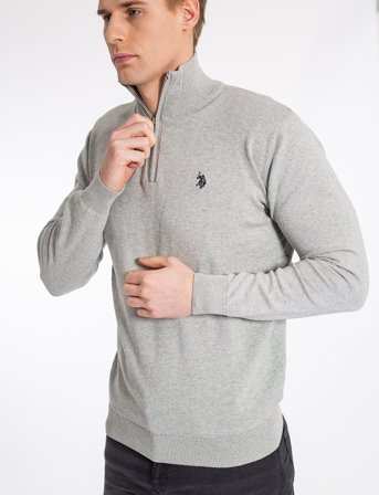 U.S. Polo Assn. Brison Knit - Grey - M