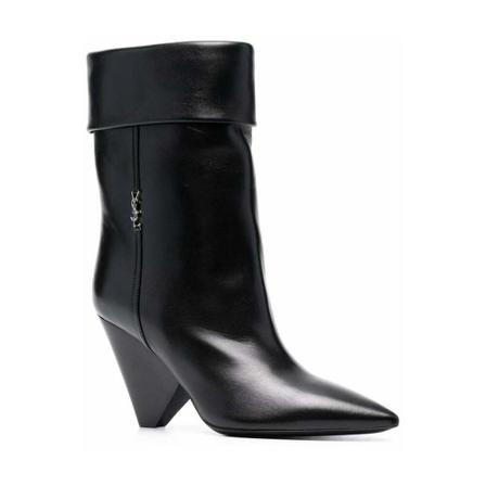Saint Laurent Ankle Støvler Sort, Dame, Størrelse: 37 1/2 EU