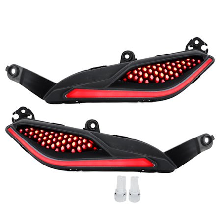 2 kpl Moottoripyörän Vilkkuvalot Vasen Oikea IP67 Vedenkestävä Korkea Kirkkaus Vaihto RS 150 RS150R Punainen Valo