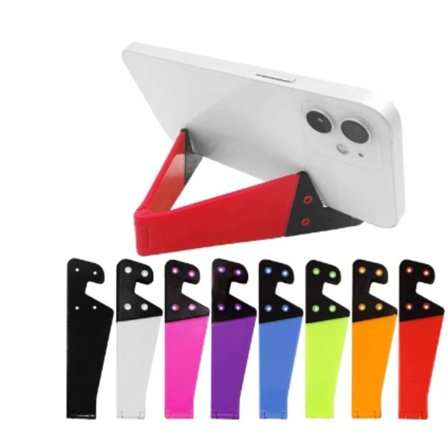 IC 8 stk Lommestørrelse Fargerik sammenleggbar V-formet telefonholder