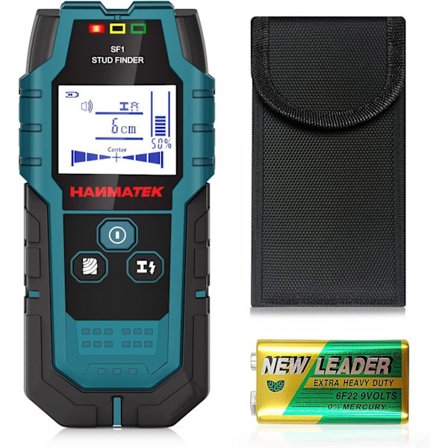 Uusin malli 2025 Seinätutka Pro Smart -anturilla, äänihälytyksellä ja HD LCD -näytöllä, 5 in 1 Päivitetty puun tarkka tila St