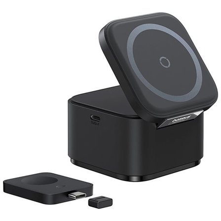 Baseus MagPro 3i1 Laddstation med MagSafe 25W - Svart