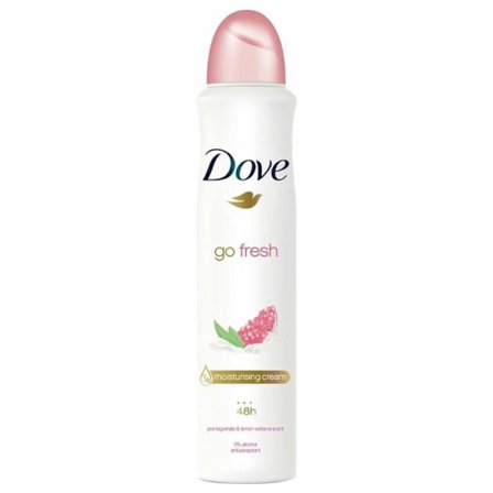 Deodorant - Dove - Go Fresh - Granatæble og Citron - 250ml - Uden alkohol