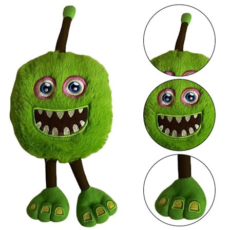 Kompatibel 33 cm My Singing Monsters Furcorn Plys Fyldt Dukke Børnelegetøjsgave