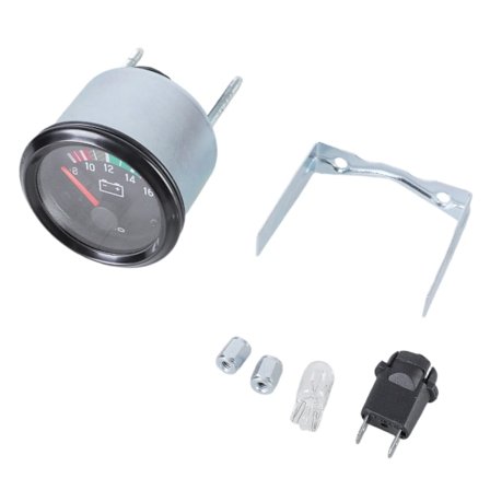 Dammtät Generator Spänningsmätare 12V/24V Dieselgenerator Voltmeter Tålig