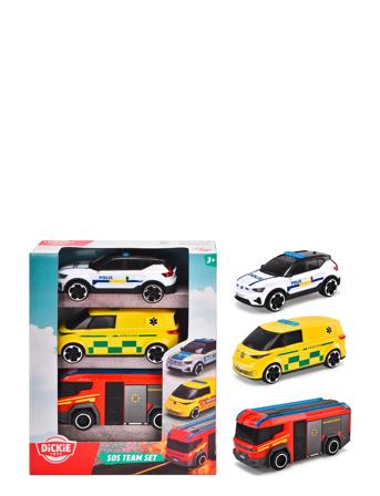 Sos Team - Swedish Version Toys Toy Cars & Vehicles Toy Cars Multi/patterned Dickie Toys