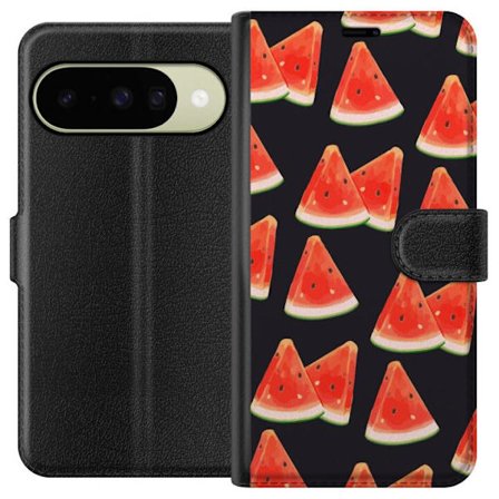 Kompatibelt Plånboksfodral till Google Google Pixel 10 Vattenmelon sommar mönster
