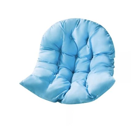 Puutarhan sisätiloissa roikkuva munanmuotoinen keinu riippumatto tuoli paksu tyyny (120*80 vedenpitävä, tyyli 13)