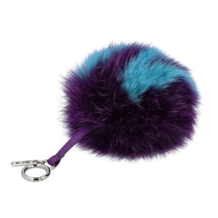 Fendi Vintage Pre-owned Pels ngleholdere Blå, Dame Vintage Accessories, Størrelse: ONE Size