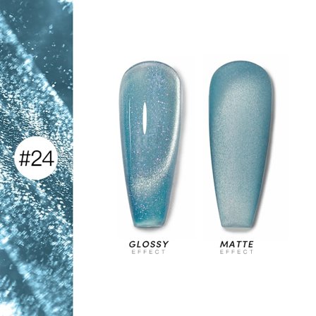 AS 15ml Magnetisk Katt Gel Nagellack Cat Eye Glitter Effekt Semi Permanent 36 Färger Soak Off UV Gel Lack Manikyr Nagelkonst
