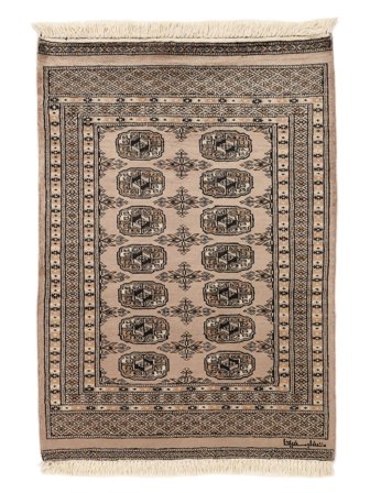 Pakistan Bokhara 2Ply Rug 80X114 Brown/Black Wool, Pakistan
