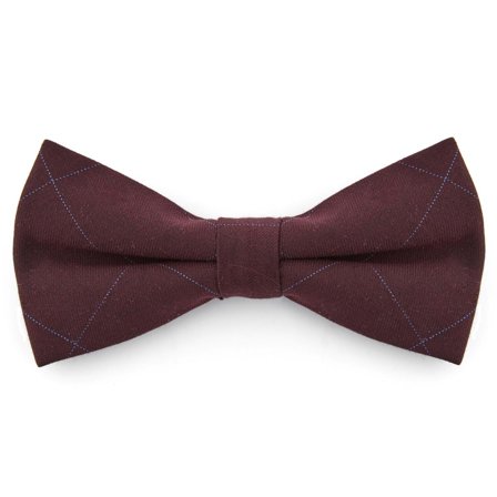 Bourgognerød Ternet Butterfly til mænd - Bundne butterflies