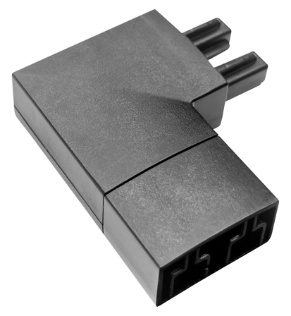 Aneta Lighting Scanled PRO 71238-15 Skarv 90°, höger Svart, Belysning