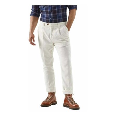 Brunello Cucinelli Chinos , Wit , Heren , Maat: M