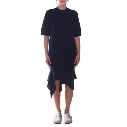 Semicouture Short Kjole Blå, Dame