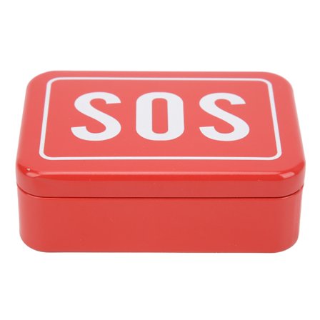 Utomhus Emergency Kit SOS Livräddande Verktygslåda Rostfritt Stål Självbetjäningslåda