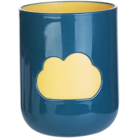 Tumblere, Uknuselige baderomstumblere Kopper Søte sky mønster Tannpleie skyllekopp