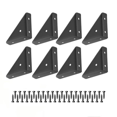 8 Stk Hjørnebeslag Skruer Sengekant
