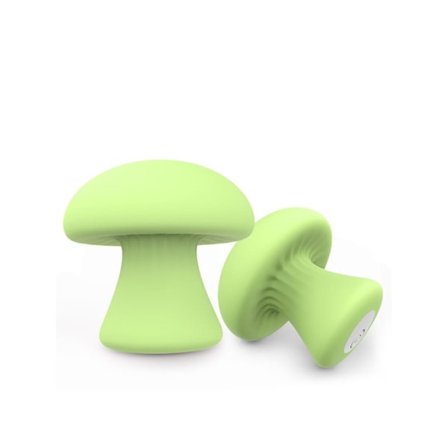 Liten Svamp Massage Vibrator med 9 Vibrationslägen för Vuxna (Grön)