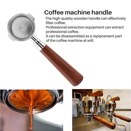 Pohjaton portafilter kahviKompatibel med Delonghi Ec200/ec221/ec0310 -suodatin 51mm korvaava suodatinkori