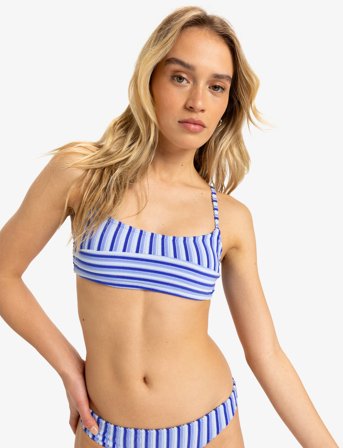 Roxy Party Wave Bralette - Blue - L
