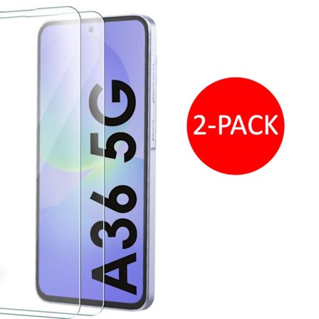 2-Pack Samsung Galaxy A36 Näytönsuoja Karkaistu Lasi Premium
