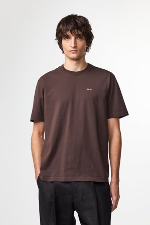 NN.07 Adam T-Shirt Herren Braun Baumwolle