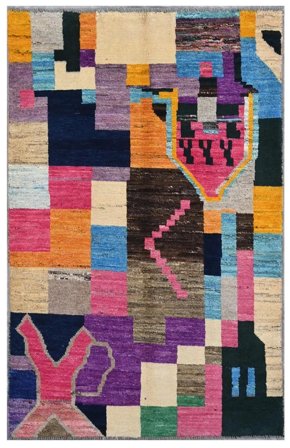 Small Moroccan Berber - Afghanistan 105X167 Wool, Rug