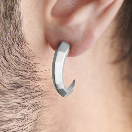 Jax Stalen Klauwoorbel voor mannen - Stud Oorbellen