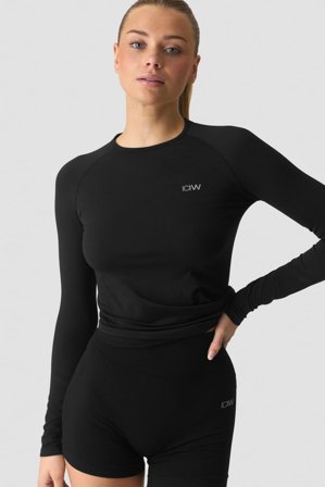 Define Seamless Long Sleeve Black