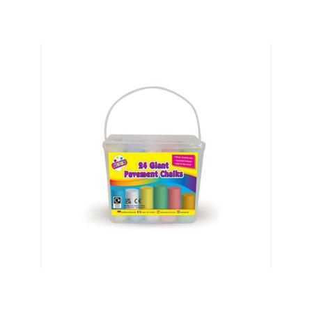 Artbox Giant Pavement Chalk (paket Med 24) One Size Flerfärgad