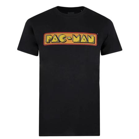 Pac-man Logo T-shirt För Män Xl Svart/gul