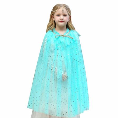 Prinsesskappa För Små Flickor Cape Blue L