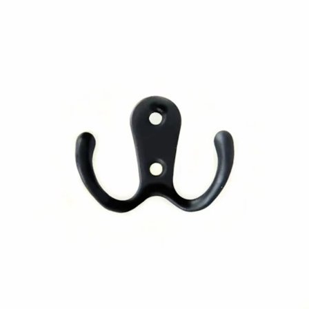 10 stk. Kleshengere Dørkroker SVART Svart