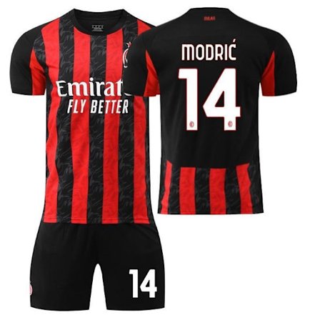 Fotbollströja fotbolls kläder 25-26 AC Milan Home Kit – Reijnder