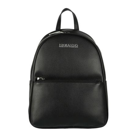 Ermanno Scervino, Soft pounded backpack Zwart, Dames, Maat:ONE Size