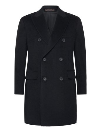 Oscar Jacobson Silvain Db Coat - Black - 50