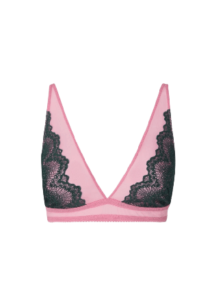 Understatement Lace Plunge Bralette Bh Dam Grön S