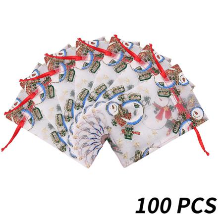 100st Dragsko Meshpåse Julklappspåse 10x15cm
